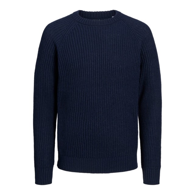ΠΑΙΔΙΚΟ ΠΟΥΛΟΒΕΡ ΧΟΝΤΡΗ ΠΛΕΞΗ JACK AND JONES JUNIOR ΜΠΛΕ ΑΓΟΡΙ 12267521