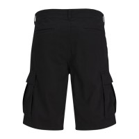 ΠΑΙΔΙΚΗ ΒΕΡΜΟΥΔΑ CARGO ΜΕ ΠΛΑΪΝΕΣ ΤΣΕΠΕΣ JACK AND JONES JUNIOR ΜΑΥΡΟ ΑΓΟΡΙ 12268360