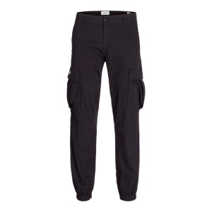 ΠΑΙΔΙΚΟ ΠΑΝΤΕΛΟΝΙ ΥΦΑΣΜΑ CARGO JACK AND JONES JUNIOR ΜΑΥΡΟ ΑΓΟΡΙ 12268361