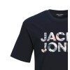 ΠΑΙΔΙΚΟ T-SHIRT LOGO ΦΟΙΝΙΚΕΣ JACK AND JONES JUNIOR ΜΠΛΕ ΑΓΟΡΙ 12268864