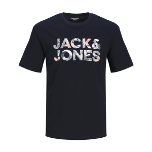 ΠΑΙΔΙΚΟ T-SHIRT LOGO ΦΟΙΝΙΚΕΣ JACK AND JONES JUNIOR ΜΠΛΕ ΑΓΟΡΙ 12268864