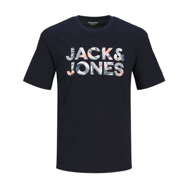 ΠΑΙΔΙΚΟ T-SHIRT LOGO ΦΟΙΝΙΚΕΣ JACK AND JONES JUNIOR ΜΠΛΕ ΑΓΟΡΙ 12268864