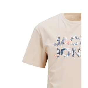 ΠΑΙΔΙΚΟ T-SHIRT LOGO ΦΟΙΝΙΚΕΣ JACK AND JONES JUNIOR ΜΠΕΖ ΑΓΟΡΙ 12268864