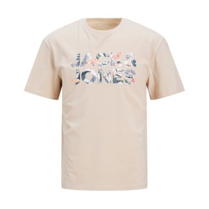ΠΑΙΔΙΚΟ T-SHIRT LOGO ΦΟΙΝΙΚΕΣ JACK AND JONES JUNIOR ΜΠΕΖ ΑΓΟΡΙ 12268864