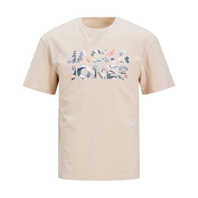 ΠΑΙΔΙΚΟ T-SHIRT LOGO ΦΟΙΝΙΚΕΣ JACK AND JONES JUNIOR ΜΠΕΖ ΑΓΟΡΙ 12268864