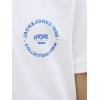 ΠΑΙΔΙΚΗ ΜΠΛΟΥΖΑ T-SHIRT POLO LOGO JACK AND JONES JUNIOR ΑΣΠΡΟ ΑΓΟΡΙ 12269998