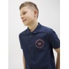 ΠΑΙΔΙΚΗ ΜΠΛΟΥΖΑ T-SHIRT POLO LOGO JACK AND JONES JUNIOR ΜΠΛΕ ΑΓΟΡΙ 12269998