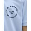 ΠΑΙΔΙΚΗ ΜΠΛΟΥΖΑ T-SHIRT POLO LOGO JACK AND JONES JUNIOR ΓΑΛΑΖΙΟ ΑΓΟΡΙ 12269998