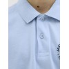 ΠΑΙΔΙΚΗ ΜΠΛΟΥΖΑ T-SHIRT POLO LOGO JACK AND JONES JUNIOR ΓΑΛΑΖΙΟ ΑΓΟΡΙ 12269998