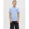 ΠΑΙΔΙΚΗ ΜΠΛΟΥΖΑ T-SHIRT POLO LOGO JACK AND JONES JUNIOR ΓΑΛΑΖΙΟ ΑΓΟΡΙ 12269998