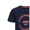 ΠΑΙΔΙΚΟ T-SHIRT CIRCULAR LOGO JACK AND JONES JUNIOR ΜΠΛΕ ΑΓΟΡΙ 12270001