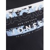 ΠΑΙΔΙΚΗ ΜΠΛΟΥΖΑ ΜΑΚΡΥΜΑΝΙΚΗ ΜΕ ΣΤΑΜΠΑ JACK AND JONES JUNIOR ΜΑΥΡΟ ΑΓΟΡΙ 12271368