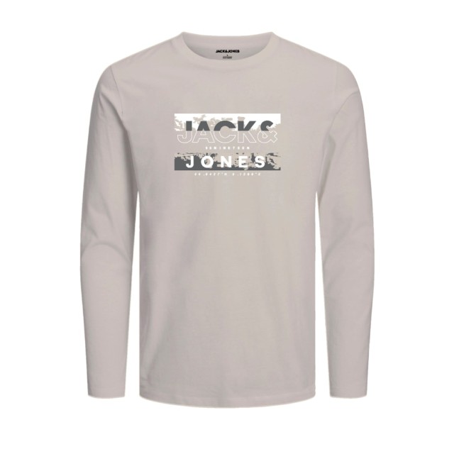 ΠΑΙΔΙΚΗ ΜΠΛΟΥΖΑ ΜΑΚΡΥΜΑΝΙΚΗ ΜΕ ΣΤΑΜΠΑ JACK AND JONES JUNIOR ΜΠΕΖ ΑΓΟΡΙ 12271368