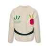 ΠΑΙΔΙΚΟ ΠΟΥΛΟΒΕΡ SMILE LOOSE FIT KIDS ONLY ΕΚΡΟΥ ΚΟΡΙΤΣΙ 15332557