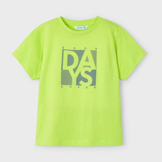 ΠΑΙΔΙΚΗ ΜΠΛΟΥΖΑ T-SHIRT GOOD DAYS MAYORAL ΠΡΑΣΙΝΟ ΑΓΟΡΙ 24-00170-050