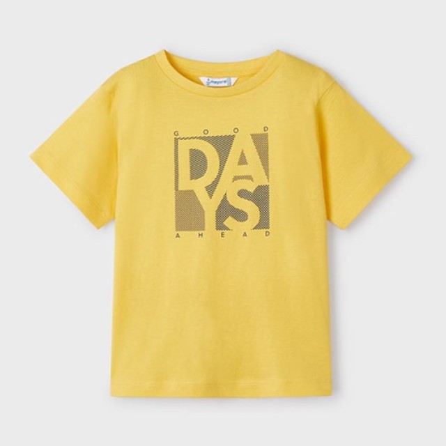 ΠΑΙΔΙΚΗ ΜΠΛΟΥΖΑ T-SHIRT GOOD DAYS MAYORAL ΚΙΤΡΙΝΟ ΑΓΟΡΙ 24-00170-045