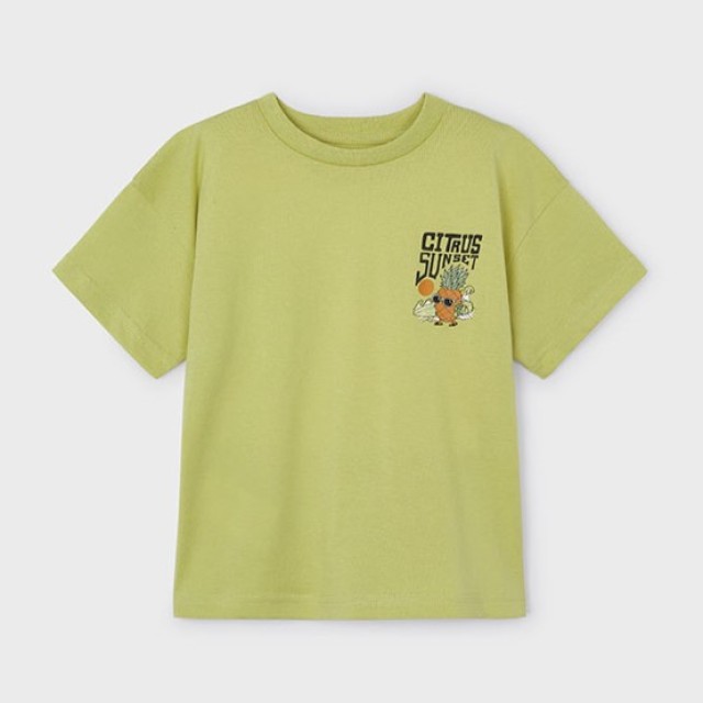 ΠΑΙΔΙΚΗ ΜΠΛΟΥΖΑ T-SHIRT CITRUS SUNSET MAYORAL ΠΡΑΣΙΝΟ ΑΓΟΡΙ 24-03023-035