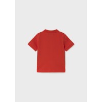 ΠΑΙΔΙΚΗ ΜΠΛΟΥΖΑ T-SHIRT POLO MAYORAL ΚΟΚΚΙΝΟ ΑΓΟΡΙ 25-00102-024
