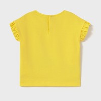 ΠΑΙΔΙΚΗ ΜΠΛΟΥΖΑ T-SHIRT ΒΟΛΑΝ ΣΤΟ ΜΑΝΙΚΙ MAYORAL ΚΙΤΡΙΝΟ ΚΟΡΙΤΣΙ 25-01048-067