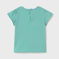 ΠΑΙΔΙΚΗ ΜΠΛΟΥΖΑ T-SHIRT 3D ΛΕΠΤΟΜΕΡΕΙΕΣ MAYORAL ΤΙΡΚΟΥΑΖ ΚΟΡΙΤΣΙ 25-01049-073