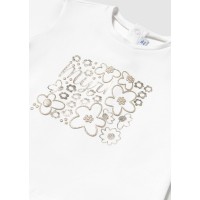 ΠΑΙΔΙΚΗ ΜΠΛΟΥΖΑ T-SHIRT BASIC MAYORAL ΑΣΠΡΟ ΚΟΡΙΤΣΙ 25-00105-015