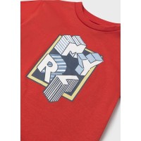 ΠΑΙΔΙΚΗ ΜΠΛΟΥΖΑ T-SHIRT MYRL MAYORAL ΚΟΚΚΙΝΟ ΑΓΟΡΙ 25-00106-030
