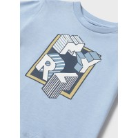 ΠΑΙΔΙΚΗ ΜΠΛΟΥΖΑ T-SHIRT MYRL MAYORAL ΓΑΛΑΖΙΟ ΑΓΟΡΙ 25-00106-029
