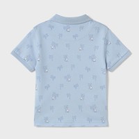 ΠΑΙΔΙΚΗ ΜΠΛΟΥΖΑ T-SHIRT POLO ΣΤΑΜΠΩΤΟ MAYORAL ΓΑΛΑΖΙΟ ΑΓΟΡΙ 25-01109-066