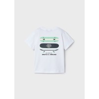 ΠΑΙΔΙΚΗ ΜΠΛΟΥΖΑ T-SHIRT SKATE MAYORAL ΑΣΠΡΟ ΑΓΟΡΙ 25-03039-061