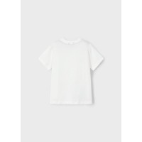 ΠΑΙΔΙΚΗ ΜΠΛΟΥΖΑ T-SHIRT KEEP ROLLING MAYORAL ΑΣΠΡΟ ΑΓΟΡΙ 25-03041-070
