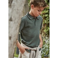 ΠΑΙΔΙΚΗ ΜΠΛΟΥΖΑ T-SHIRT POLO ΠΙΚΕ MAYORAL ΓΚΡΙ ΑΓΟΡΙ 25-06133-038