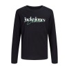 ΠΑΙΔΙΚΗ ΜΠΛΟΥΖΑ ΜΑΚΡΥΜΑΝΙΚΗ JACK AND JONES JUNIOR ΜΑΥΡΟ ΑΓΟΡΙ 12306294
