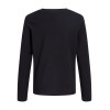 ΠΑΙΔΙΚΗ ΜΠΛΟΥΖΑ ΜΑΚΡΥΜΑΝΙΚΗ JACK AND JONES JUNIOR ΜΑΥΡΟ ΑΓΟΡΙ 12306294