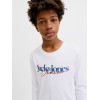 ΠΑΙΔΙΚΗ ΜΠΛΟΥΖΑ ΜΑΚΡΥΜΑΝΙΚΗ JACK AND JONES JUNIOR ΑΣΠΡΟ ΑΓΟΡΙ 12306294