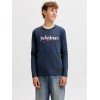 ΠΑΙΔΙΚΗ ΜΠΛΟΥΖΑ ΜΑΚΡΥΜΑΝΙΚΗ JACK AND JONES JUNIOR ΜΠΛΕ ΑΓΟΡΙ 12306294