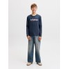ΠΑΙΔΙΚΗ ΜΠΛΟΥΖΑ ΜΑΚΡΥΜΑΝΙΚΗ JACK AND JONES JUNIOR ΜΠΛΕ ΑΓΟΡΙ 12306294