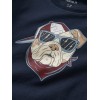 ΠΑΙΔΙΚΗ ΜΠΛΟΥΖΑ ΜΑΚΡΥΜΑΝΙΚΗ BULLDOG NAME IT ΜΠΛΕ ΑΓΟΡΙ 13224978