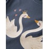 ΠΑΙΔΙΚΗ ΜΠΛΟΥΖΑ ΜΑΚΡΥΜΑΝΙΚΗ SWANS NAME IT ΜΠΛΕ ΚΟΡΙΤΣΙ 13234705