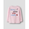 ΠΑΙΔΙΚΗ ΜΠΛΟΥΖΑ ΜΑΚΡΥΜΑΝΙΚΗ BACK PRINT NAME IT ΡΟΖ ΚΟΡΙΤΣΙ 13259027