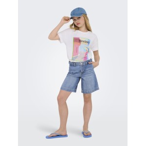 ΠΑΙΔΙΚΗ ΒΕΡΜΟΥΔΑ JEANS WIDE KIDS ONLY ΜΠΛΕ ΚΟΡΙΤΣΙ 15341488