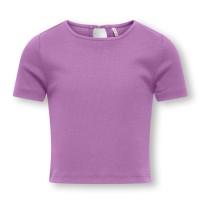ΠΑΙΔΙΚΗ ΜΠΛΟΥΖΑ T-SHIRT RIB ME ΑΝΟΙΓΜΑ ΚΑΙ ΔΙΑΚΟΣΜΗΤΙΚΕΣ ΚΑΡΔΟΥΛΕΣ ΣΤΗΝ ΠΛΑΤΗ KIDS ONLY ΛΙΛΑ ΚΟΡΙΤΣΙ 15342476