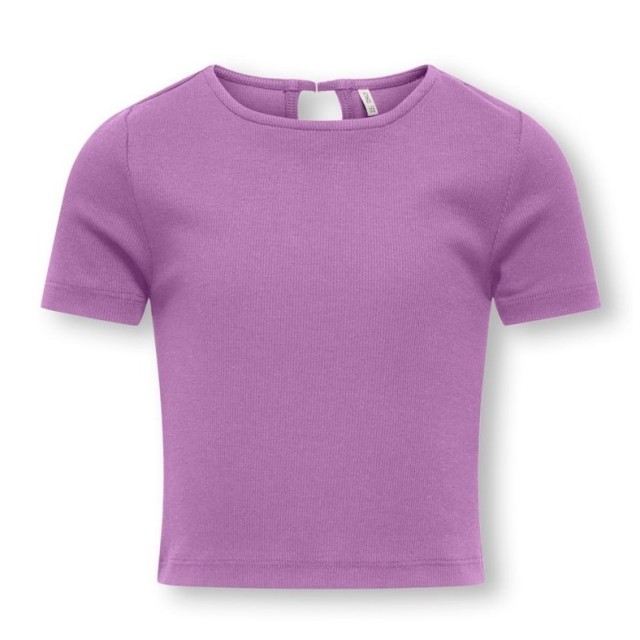 ΠΑΙΔΙΚΗ ΜΠΛΟΥΖΑ T-SHIRT RIB ME ΑΝΟΙΓΜΑ ΚΑΙ ΔΙΑΚΟΣΜΗΤΙΚΕΣ ΚΑΡΔΟΥΛΕΣ ΣΤΗΝ ΠΛΑΤΗ KIDS ONLY ΛΙΛΑ ΚΟΡΙΤΣΙ 15342476