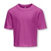 ΠΑΙΔΙΚΗ ΜΠΛΟΥΖΑ T-SHIRT BASIC KIDS ONLY ΦΟΥΞΙΑ ΚΟΡΙΤΣΙ 15348973