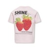 ΠΑΙΔΙΚΗ ΜΠΛΟΥΖΑ T-SHIRT BACK PRINT STRAWBERRY KIDS ONLY ΡΟΖ ΚΟΡΙΤΣΙ 15370495