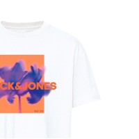 ΠΑΙΔΙΚΗ ΜΠΛΟΥΖΑ T-SHIRT ABSTRACT FLOWER JACK AND JONES JUNIOR ΑΣΠΡΟ ΑΓΟΡΙ 12256927