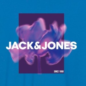 ΠΑΙΔΙΚΗ ΜΠΛΟΥΖΑ T-SHIRT ABSTRACT FLOWER JACK AND JONES JUNIOR ΓΑΛΑΖΙΟ ΑΓΟΡΙ 12256927