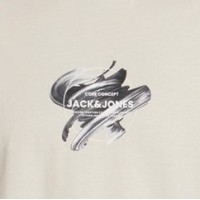 ΠΑΙΔΙΚΗ ΜΠΛΟΥΖΑ T-SHIRT ABSTRACT ΑΝΑΓΛΥΦΗ ΣΤΑΜΠΑ LOOSE FIT JACK AND JONES JUNIOR ΜΠΕΖ ΑΓΟΡΙ 12258174