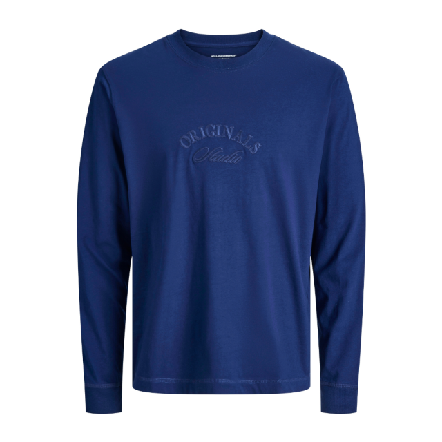 ΠΑΙΔΙΚΗ ΜΠΛΟΥΖΑ ΜΑΚΡΥΜΑΝΙΚΗ ΑΝΑΓΛΥΦΟ BRAND JACK AND JONES JUNIOR ΜΠΛΕ ΑΓΟΡΙ 12286807