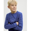 ΠΑΙΔΙΚΗ ΜΠΛΟΥΖΑ ΜΑΚΡΥΜΑΝΙΚΗ ΑΝΑΓΛΥΦΟ BRAND JACK AND JONES JUNIOR ΜΠΛΕ ΑΓΟΡΙ 12286807