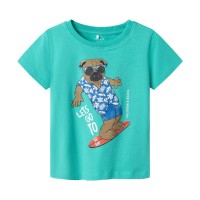ΠΑΙΔΙΚΗ ΜΠΛΟΥΖΑ T-SHIRT ΣΚΥΛΟΣ SURFER NAME IT ΤΙΡΚΟΥΑΖ ΑΓΟΡΙ 13241419